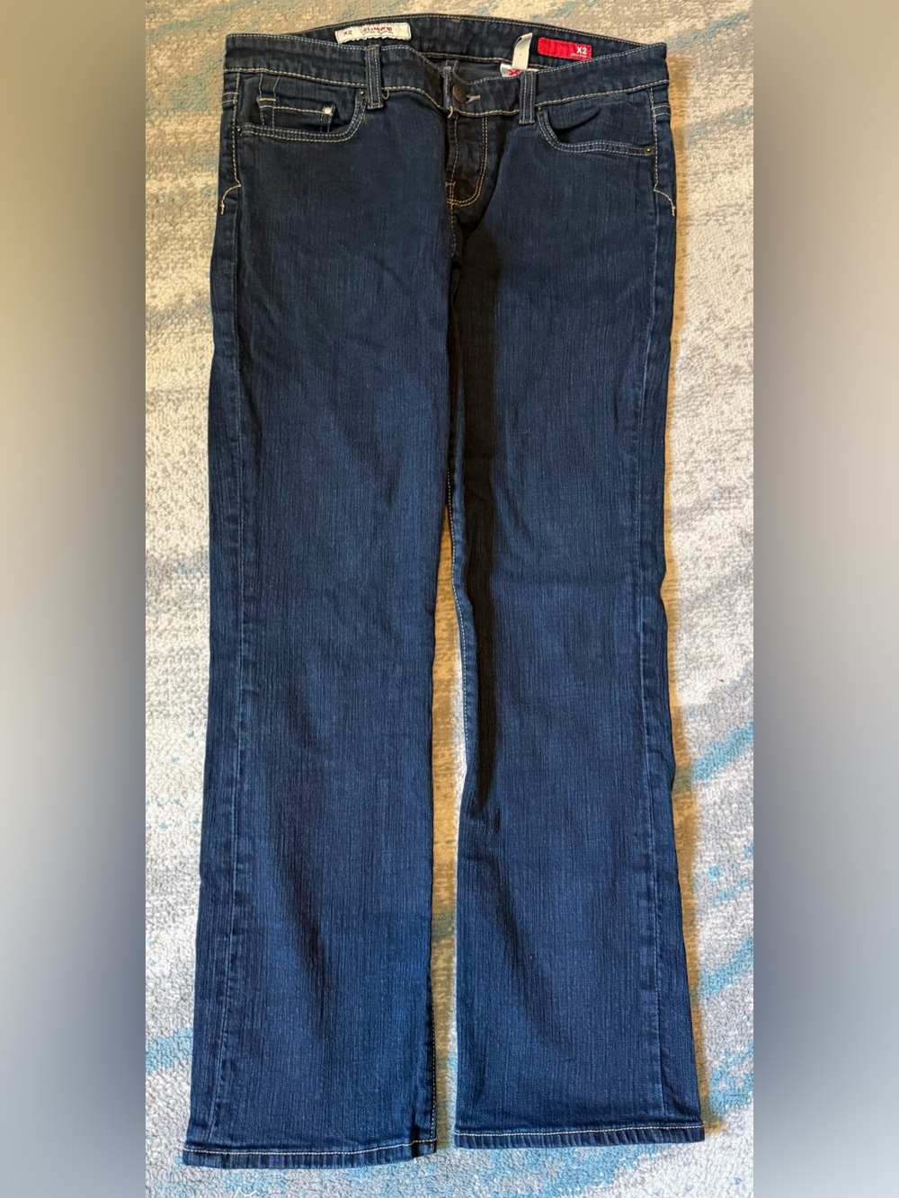 X2 Women's Size 8 Dark Blue Straight Leg Jeans